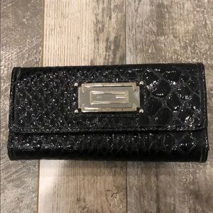 Guess Black Snakeskin Wallet